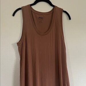 Pact Organic Softspun Tank Midi Dress